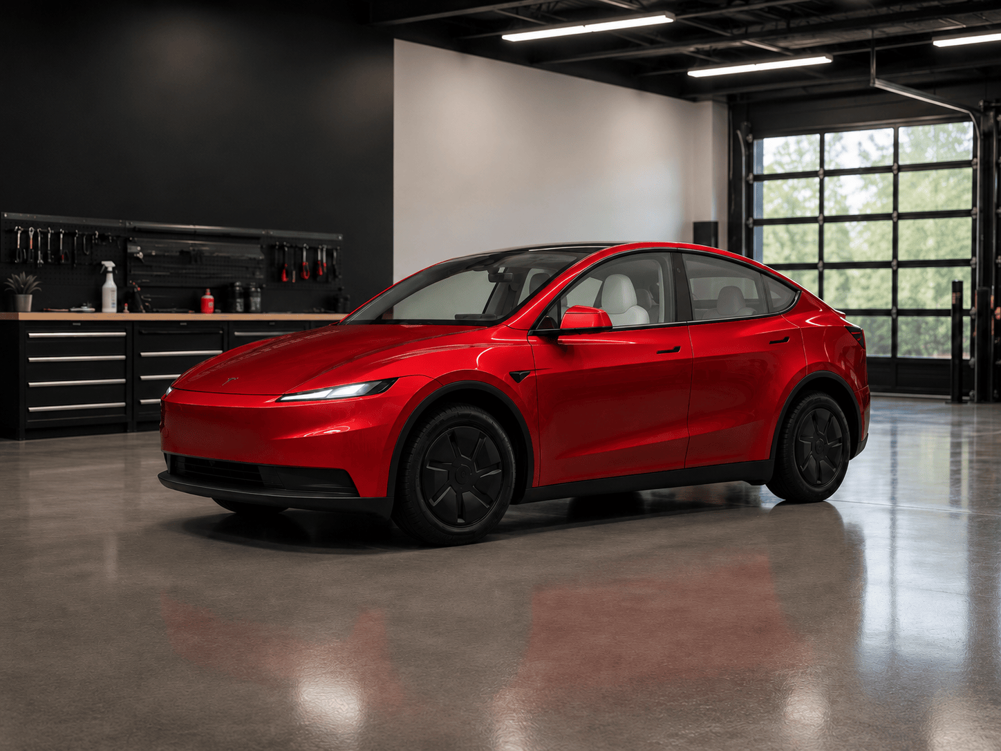 Car without window tint