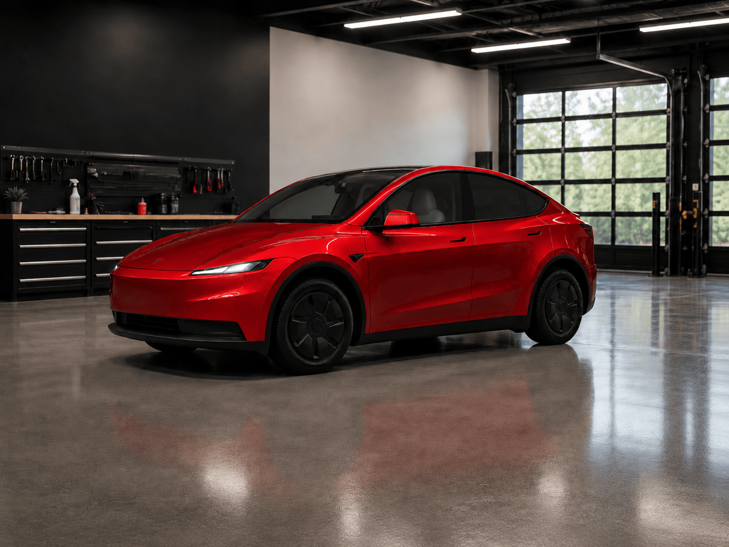 Car with professional window tint